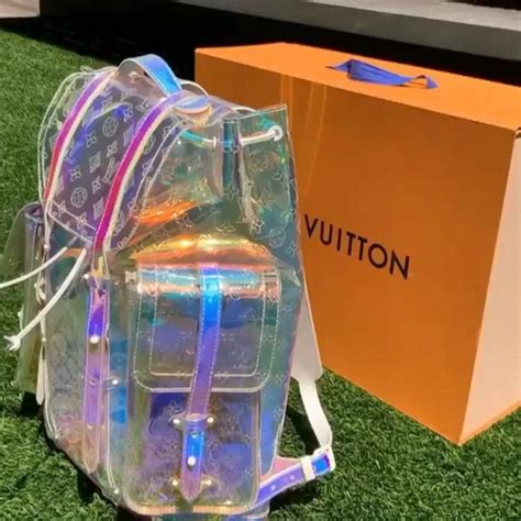 louis vuitton mochilas|Louis Vuitton clear backpack.